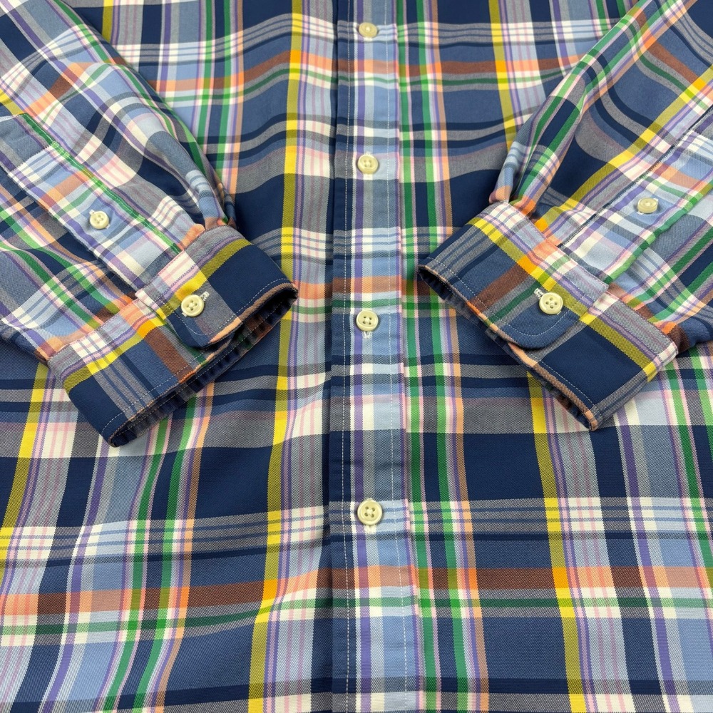 Polo Ralph Lauren Classic Fit Performance Plaid Button Down Shirt Men XLTG - Picture 4 of 13